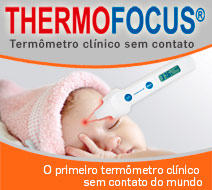 Imagem de um beb&ecirc; e do term&ocirc;metro