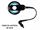 ANTENA AQUA+ N22 COM CABO DE 8CM PARA PROCESSADOR DE SOM CP1001- PRETO (P1550925) - NÃO INCLUSO O IMÃ�